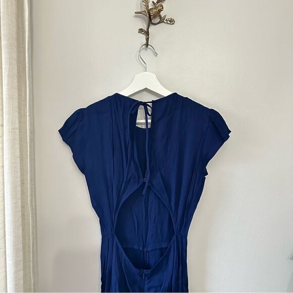 Reformation Mayer Jumpsuit in Danube Blue - Picture 6 of 8